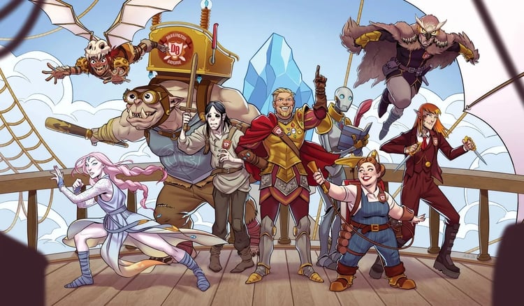 Official art of Hubris! A Darrington Brigade One-Shot by Aviv Or